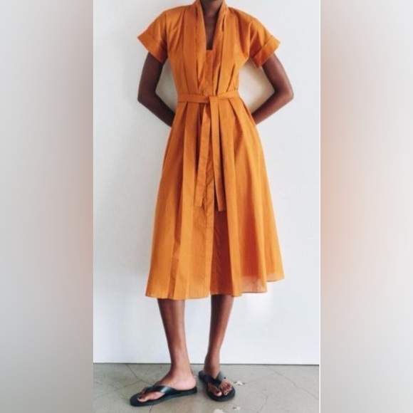 Zara Short Sleeve Shirt Dress | New without Tags - Picture 2 of 7